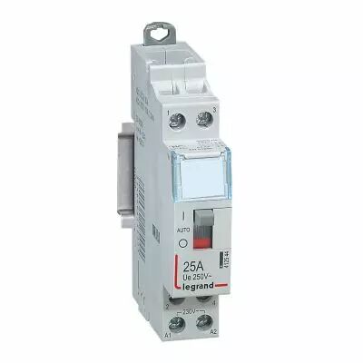 Contacteur de puissance CX� bobine 230V~ - 2P 250V~ - 25A - contact 2F - 1 module (412544)