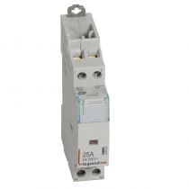 Contacteur de puissance CX³ bobine 230V~ sans commande manuelle - 2P 250V~ - 25A - contact 2O - 1 module (412524)