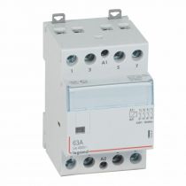 Contacteur de puissance CX³ bobine 230V~ sans commande manuelle - 4P 400V~ - 63A - contact 4F - 3 modules (412541)