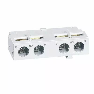 Contacts auxiliaires 1NO et 1NF pour disjoncteur moteur MPX� - montage frontal (417403)
