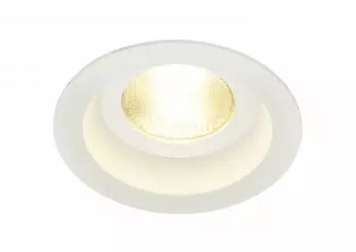 CONTONE, encastr� de plafond int�rieur, rond, fixe, blanc, LED, 16W, 2000K-3000K, IP44, Dim to warm, variable Triac (161291)
