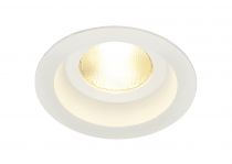 CONTONE, encastré de plafond intérieur, rond, fixe, blanc, LED, 16W, 2000K-3000K, IP44, Dim to warm, variable Triac (161291)