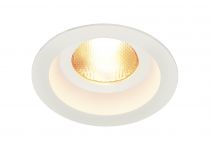 CONTONE, encastré de plafond intérieur, rond, fixe, blanc, LED, 16W, 2000K-3000K, IP44, Dim to warm, variable Triac (161291)