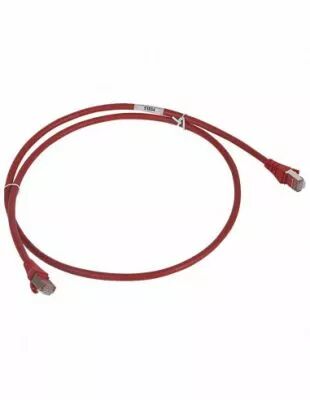 Cordon de brassage RJ45 - Cat.6 - F/UTP �crant� - L. 1 m - LSOH - rouge - LCS� (051854)