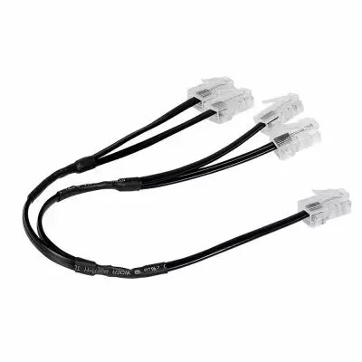 Cordon quadruple RJ 45 t�l�phone - pour coffrets basiques avec brassage
