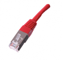 Cordon RJ45 CAT 6 blindés FTP PVC rouge