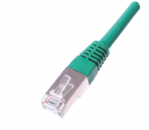 Cordon RJ45 CAT 6 blindés FTP PVC vert