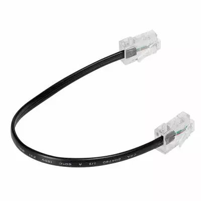 Cordon simple RJ 45 t�l�phone - pour coffrets Basiques avec brassage