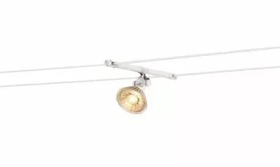 COSMIC, spot pour c�ble tendu T.B.T. TENSEO, int�rieur, blanc, GX5.3/QR-C51, 35W max (139091)