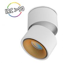 cosmos applique decorative blanc/dore 12w 3cct irc90 23° 3ans (100488)