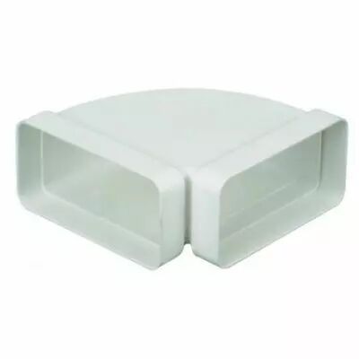 Coude horizontal 90� CH pour conduit rectangulaire PVC rigide - 55 x 110mm (460003)