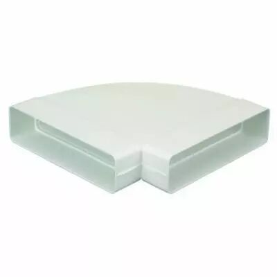 Coude horizontal 90� CH pour conduit rectangulaire PVC rigide - 55 x 220mm (460010)