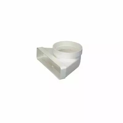 Coude mixte vertical CMV pour conduit rectangulaire PVC rigide - 55 x 220 x �125mm (460011)