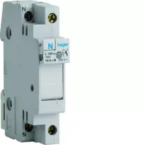 Coupe-circuit 1P+N 10A 250V domestique 1M (L12401)