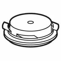 Couvercle de pose pour bo�te Batibox b�ton 895 53/55 - avec r�ducteur