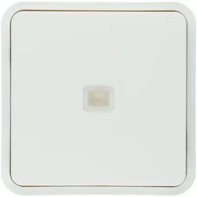 Cubyko 1 touche KNX � voyant coloris blanc (WNT912B)