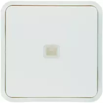 Cubyko 1 touche KNX à voyant coloris blanc (WNT912B)