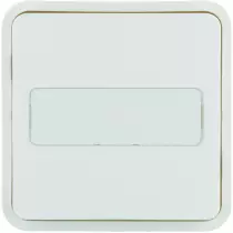 Cubyko 1 touche KNX porte-étiquette coloris blanc (WNT922B)