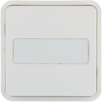 Cubyko 1 touche KNX porte-étiquette coloris blanc (WNT922B)
