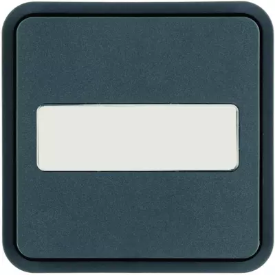 Cubyko 1 touche KNX porte-�tiquette coloris gris (WNT922)