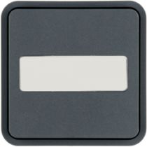 Cubyko 1 touche KNX porte-étiquette coloris gris (WNT922)