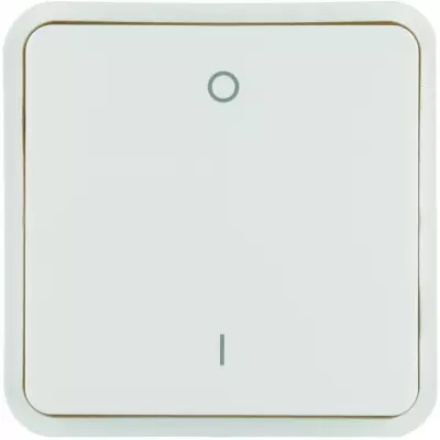 Cubyko 1 touche KNX pour �clairage coloris blanc (WNT932B)