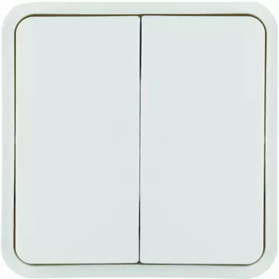 Cubyko 2 touches KNX coloris blanc (WNT944B)