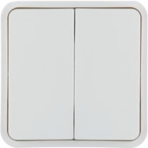 Cubyko 2 touches KNX coloris blanc (WNT944B)
