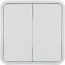 Cubyko 2 touches KNX coloris blanc (WNT944B)