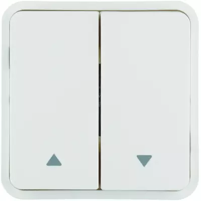 Cubyko 2 touches KNX pour 1 volet roulant coloris blanc (WNT982B)