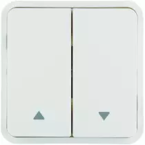 Cubyko 2 touches KNX pour 1 volet roulant coloris blanc (WNT982B)