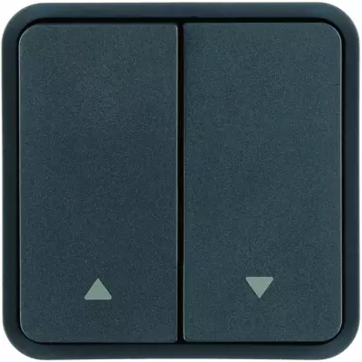 Cubyko 2 touches KNX pour 1 volet roulant coloris gris (WNT982)