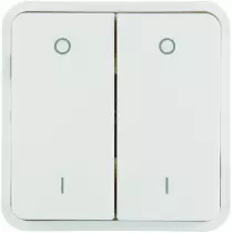 Cubyko 2 touches KNX pour 2 éclairages coloris blanc (WNT964B)
