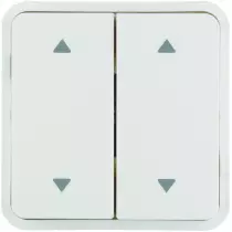 Cubyko 2 touches KNX pour 2 volets roulants coloris blanc (WNT974B)