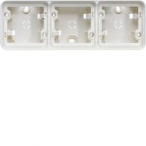 cubyko Boîte triple horizontale vide associable blanc IP55 (WNA683B)