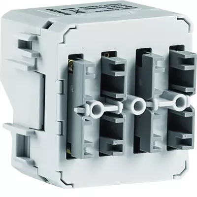 Cubyko double interrupteur KNX filaire 4 entr�es, associable, IP55 (WNT304)