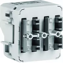 Cubyko double poussoir KNX filaire 2 entrées, associable, IP55 (WNT332)