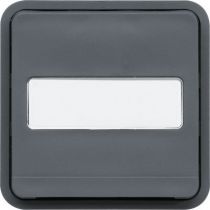 cubyko Inter VV porte-étiquette associable gris IP55 (WNA006)