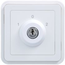 cubyko interrupteur à clé 3P extract. 0 associable Blanc (WNA037B)