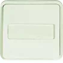 cubyko Prise 2P+T avec porte-étiquette associable blanc IP55 (WNA104B)