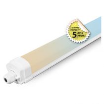 danube cct etanche led 1255 x 58mm 35w cct ip65 ik08 tra connect(x6) (100384)