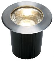 DASAR® 215, encastré de sol extérieur, rond, inox, E27, 11W max, IP67, collerette inox 316 (229200)