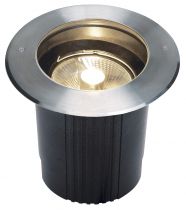 DASAR® 215, encastré de sol extérieur, rond, inox, GU10/QPAR111, 75W max, IP67, collerette inox 316 (229230)