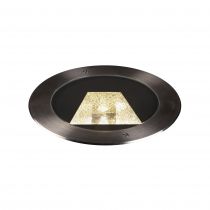 DASAR® 270, encastré de sol extérieur, asymétrique, noir, LED, 30W, 4000K, IP65/IP67, collerette inox 316 (1002895)