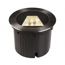 DASAR® 270, encastré de sol extérieur, asymétrique, noir, LED, 30W, 4000K, IP65/IP67, collerette inox 316 (1002895)