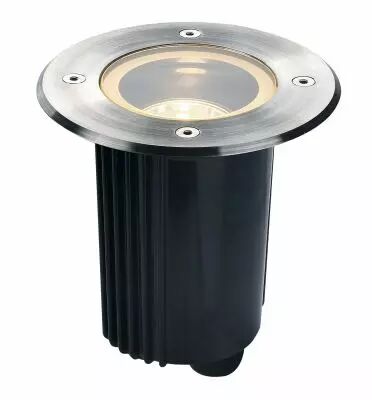 DASAR� 80, encastr� de sol ext�rieur, rond, inox, GU10/QPAR51, 35W max, IP67, collerette inox 316 (229320)