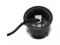 dasar® flat 80, encastré de sol extérieur, inox brossé, led, 4,3w, 3000k, ip67, collerette inox 304 (228412)