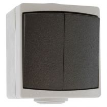 Dble VV IP55 gris (60702)