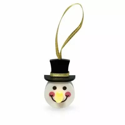 decoration sapin led bonhomme de neige boite pack de 12 (x 1) (6567)