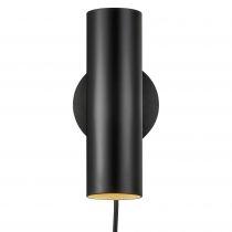 design for the people-applique murale - mib 6 - métal - noir -  gu10 (61681003)